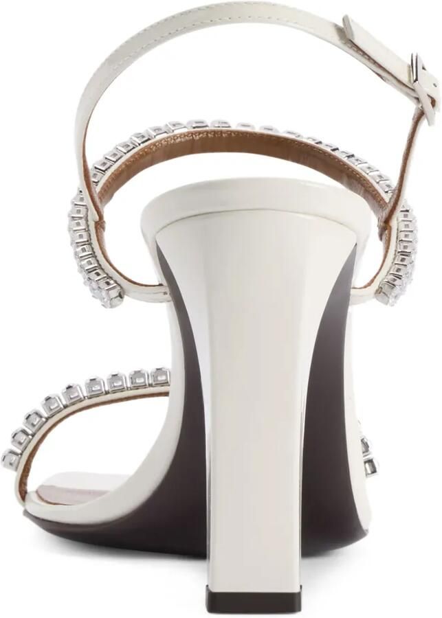 Giuseppe Zanotti Valentiine Crystal sandalen verfraaid met stras Wit - Foto 3