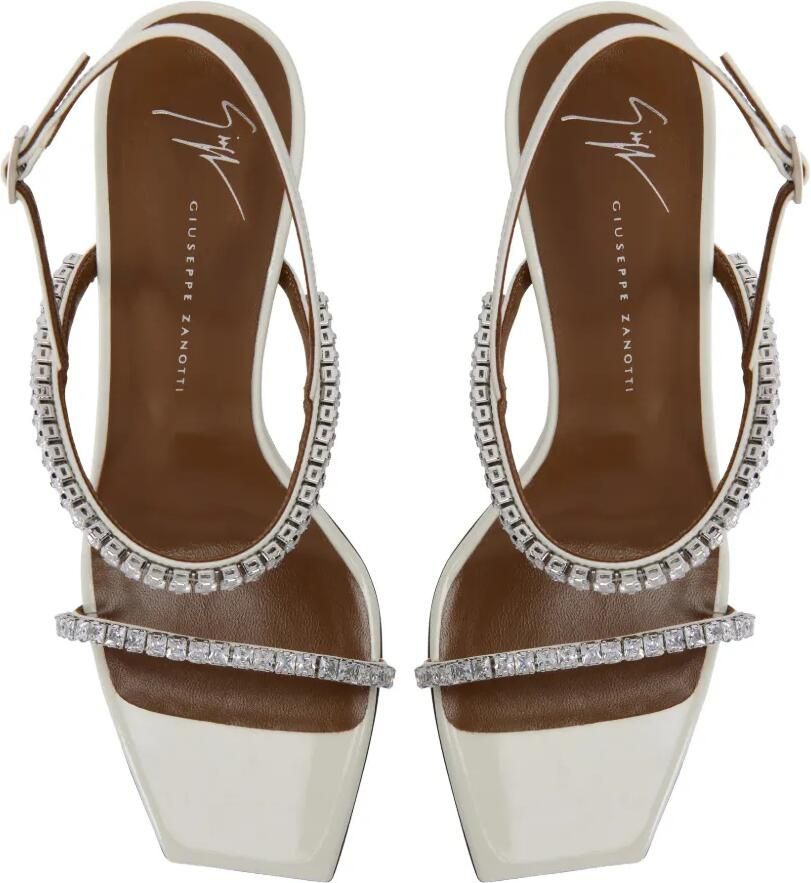 Giuseppe Zanotti Valentiine Crystal sandalen verfraaid met stras Wit - Foto 2