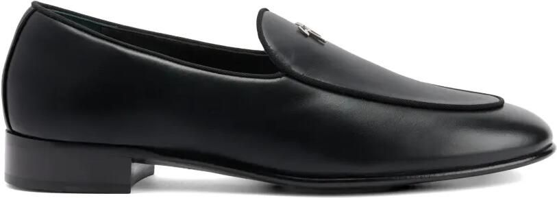 Giuseppe Zanotti Valtor loafers met kenmerkend detail Zwart