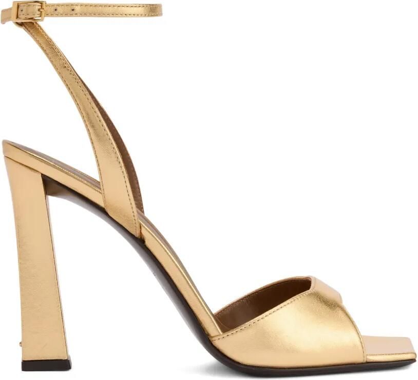 Giuseppe Zanotti Venice sandalen met enkelbandje Goud