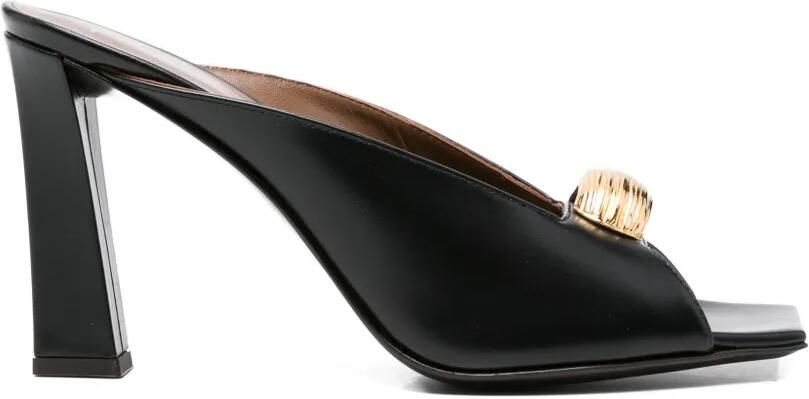 Giuseppe Zanotti Verfraaide sandalen Zwart