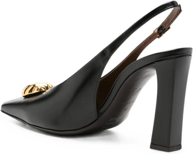 Giuseppe Zanotti Verfraaide slingback pumps Zwart - Foto 3