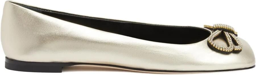 Giuseppe Zanotti Zari verfraaide ballerina's Goud