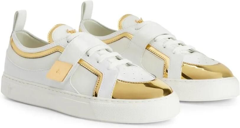 Giuseppe Zanotti Zenas leren sneakers Wit - Foto 3
