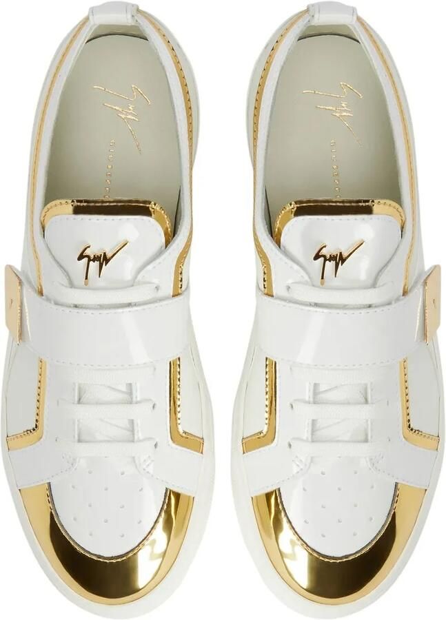 Giuseppe Zanotti Zenas leren sneakers Wit - Foto 2