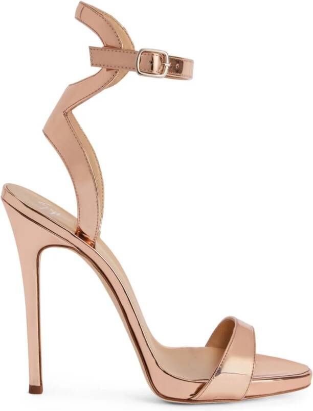 Giuseppe Zanotti Gwyneth metallic sandalen Roze