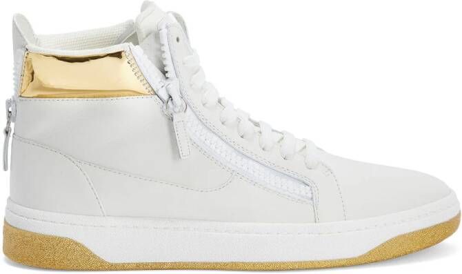 Giuseppe Zanotti GZ 94 leren sneakers Wit