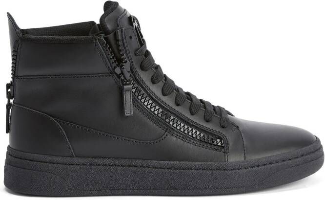 Giuseppe Zanotti GZ 94 leren sneakers Zwart