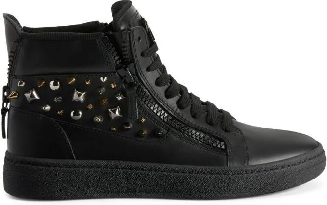 Giuseppe Zanotti GZ 94 sneakers verfraaid met studs Zwart