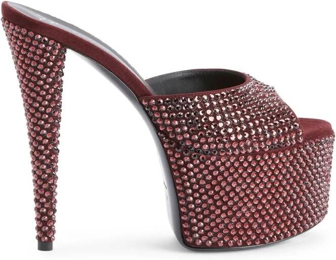 Giuseppe Zanotti Gz Aida muiltjes Rood