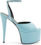 Giuseppe Zanotti GZ Aida sandalen met plateauzool Blauw - Thumbnail 1
