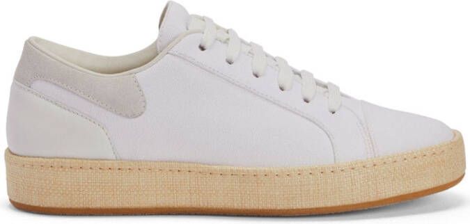 Giuseppe Zanotti Gz-City leather sneakers Wit