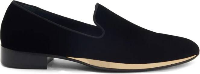 Giuseppe Zanotti GZ Flash slip-on loafers Zwart