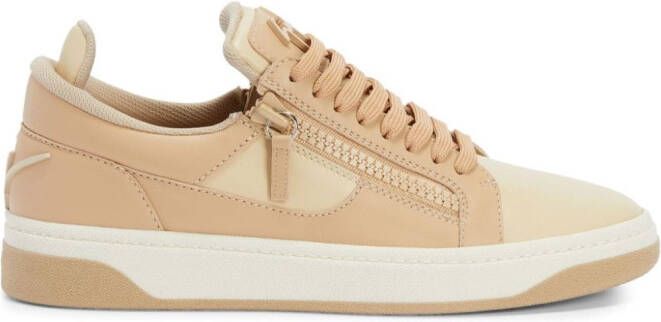 Giuseppe Zanotti GZ94 leren sneakers Beige