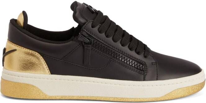 Giuseppe Zanotti GZ94 leren sneakers Zwart