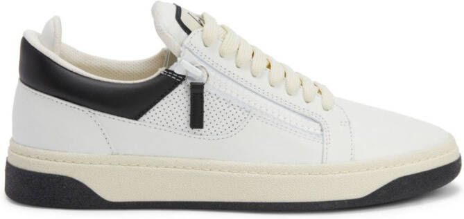 Giuseppe Zanotti GZ94 logo-patch sneakers Wit