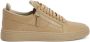 Giuseppe Zanotti GZ94 sneakers met logoplakkaat Beige - Thumbnail 1