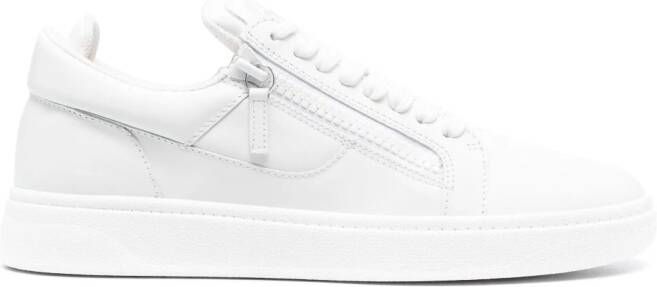 Giuseppe Zanotti GZ94 leren sneakers Wit