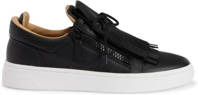 Giuseppe Zanotti GZ94 low-top leren sneakers Zwart