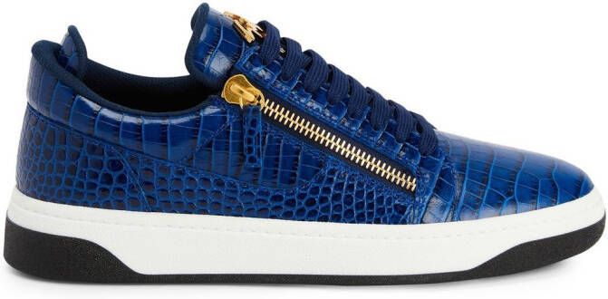 Giuseppe Zanotti GZ94 low-top sneakers Blauw