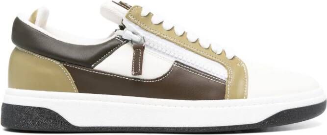 Giuseppe Zanotti GZ94 sneakers met logopatch Bruin