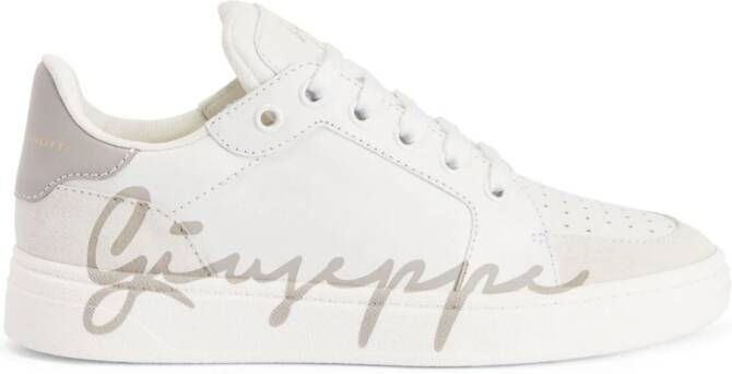 Giuseppe Zanotti GZ94 sneakers met logoprint Wit