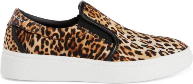 Giuseppe Zanotti GZ94 sneakers met luipaardprint Bruin