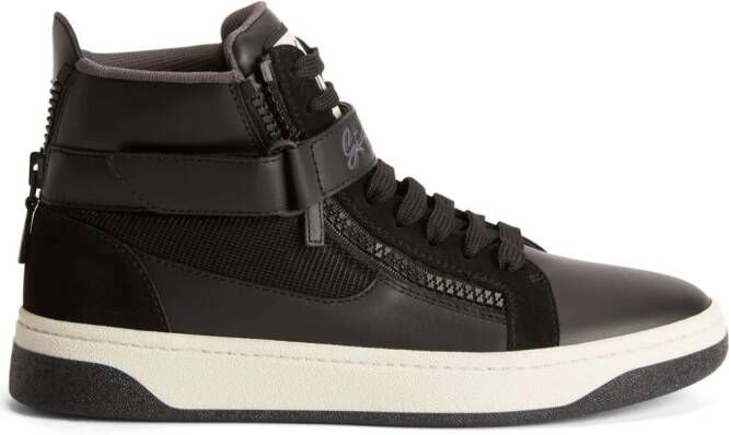 Giuseppe Zanotti GZ94 sneakers met vlakken Bruin