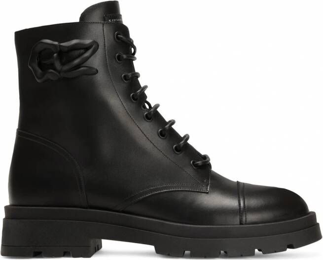 Giuseppe Zanotti Harlock Zali combat bootss Zwart