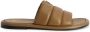 Giuseppe Zanotti Harmande leren slippers Bruin - Thumbnail 1