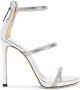 Giuseppe Zanotti Harmony leren sandalen Zilver - Thumbnail 1