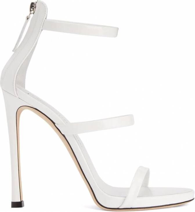 Giuseppe Zanotti Harmony sandalen met hoge hak Wit