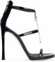 Giuseppe Zanotti Harmony sandalen met kristal Zwart - Thumbnail 1