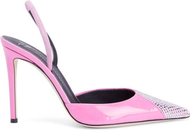 Giuseppe Zanotti Henriette Strass pumps Roze