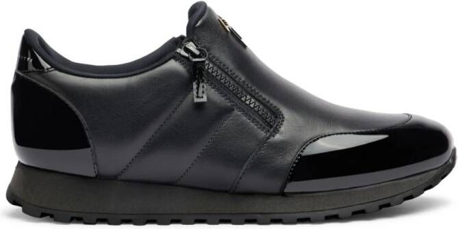 Giuseppe Zanotti Idle Run leren loafers Zwart