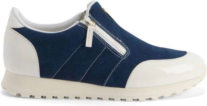 Giuseppe Zanotti Ilde Run sneakers met rits Blauw