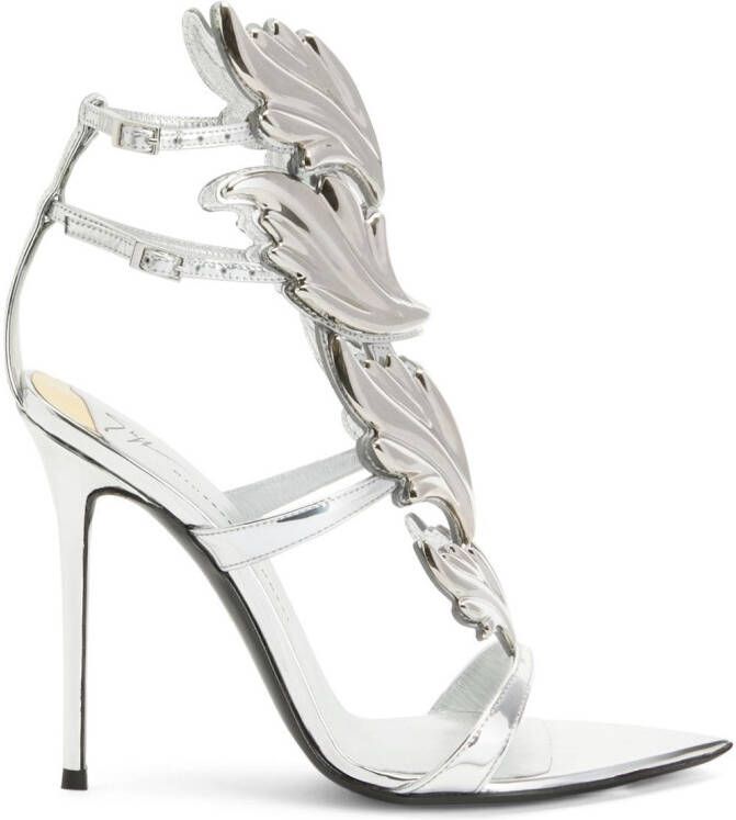 Giuseppe Zanotti Intrigo Flame sandalen Zilver