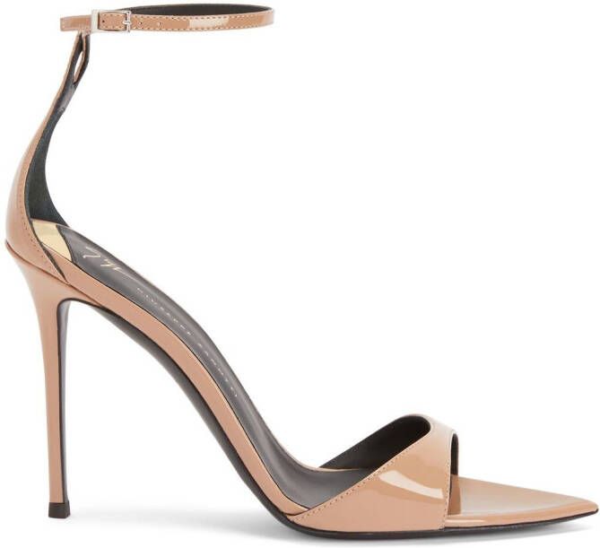 Giuseppe Zanotti Intrigo sandalen met hoge hak Beige