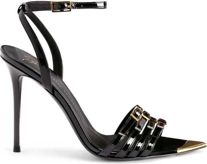 Giuseppe Zanotti Intrigo sandalen met hoge hak Zwart