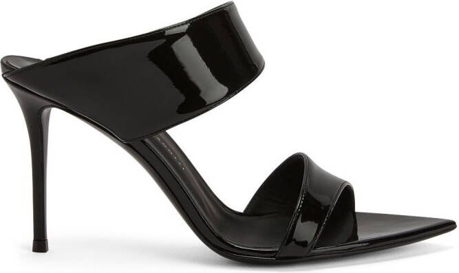 Giuseppe Zanotti Intriigo Allure muiltjes Zwart