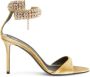 Giuseppe Zanotti Intriigo Bijoux fluwelen sandalen Goud - Thumbnail 1