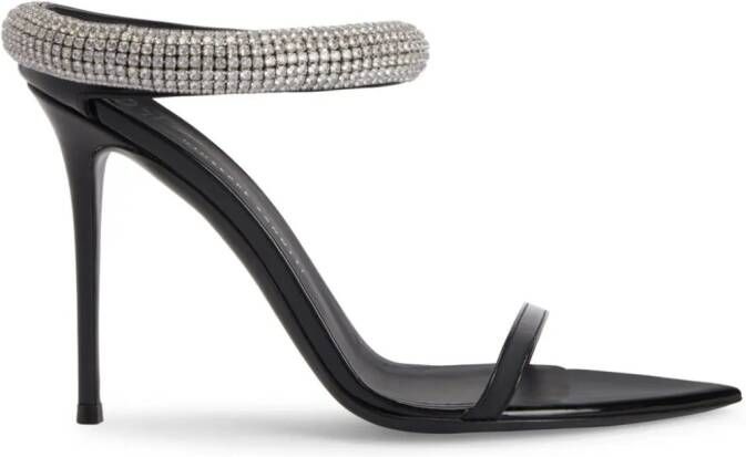 Giuseppe Zanotti 105 mm Intriigo Galassia muiltjes Zwart