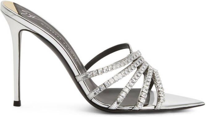 Giuseppe Zanotti Intriigo sandalen Zilver