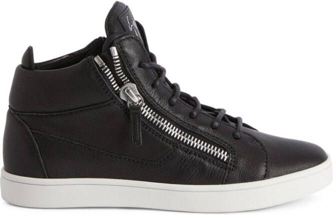 Giuseppe Zanotti Jamie leren sneakers Zwart