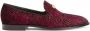 Giuseppe Zanotti Jareth loafers met slangenhuid-effect Rood - Thumbnail 1