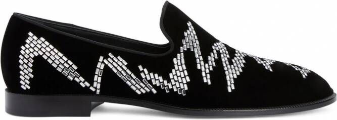 Giuseppe Zanotti Jareth Shake loafers Zwart