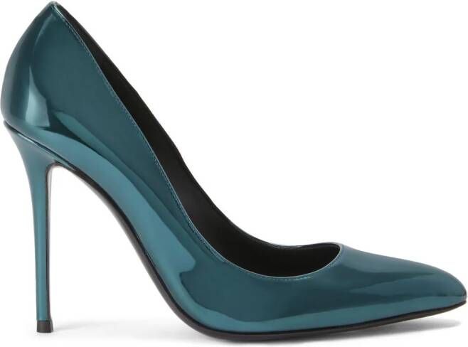 Giuseppe Zanotti Jayke lakleren pumps Groen