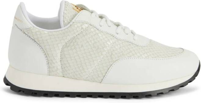 Giuseppe Zanotti Jimi Runner leren sneakers Beige