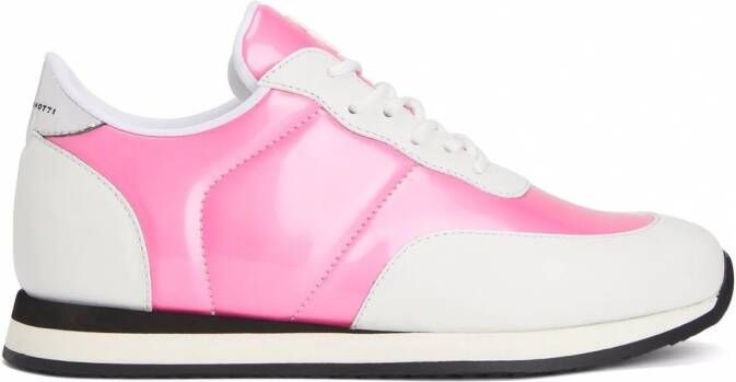 Giuseppe Zanotti Jimi tweekleurige sneakers Roze