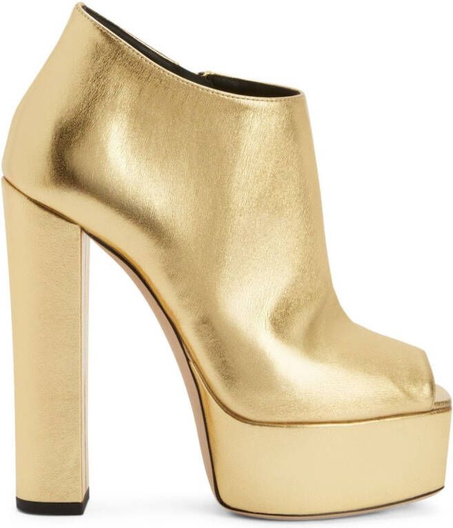 Giuseppe Zanotti Judith sandalen met open neus Goud